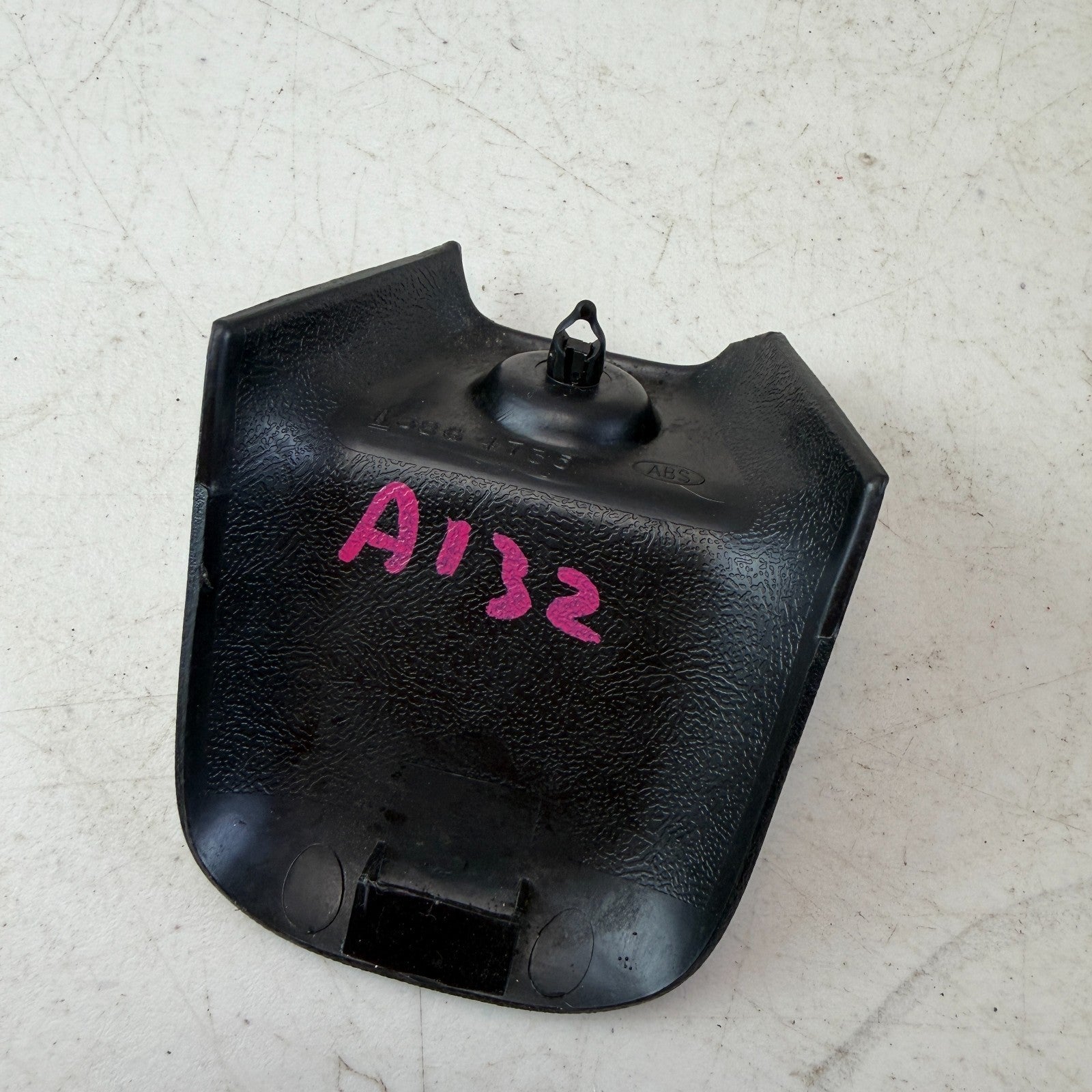 05-13 CHEVROLET CORVETTE C6 FRONT SEAT ADJUSTER TRACK RAIL COVER TRIM BLACK OEM