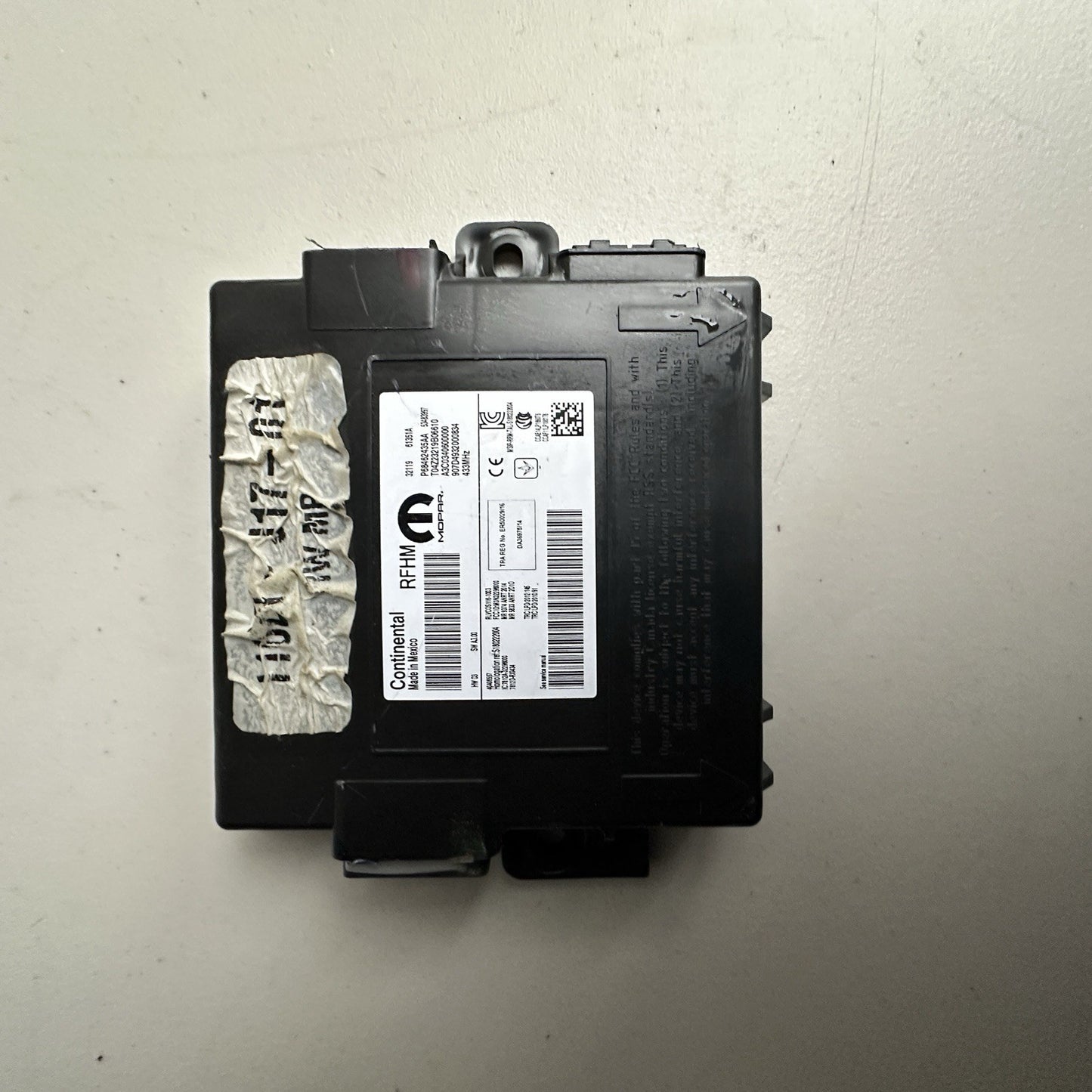 2020 JEEP COMPASS KEYLESS ENTRY RECEIVER HUB CONTROL MODULE UNIT OEM 68462436AA