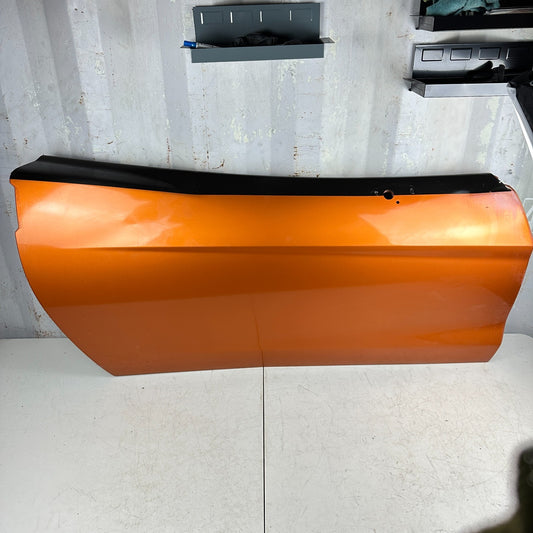 05-13 CHEVROLET CORVETTE FRONT RIGHT PASSENGER SIDE DOOR SHELL PANEL ORANGE OEM