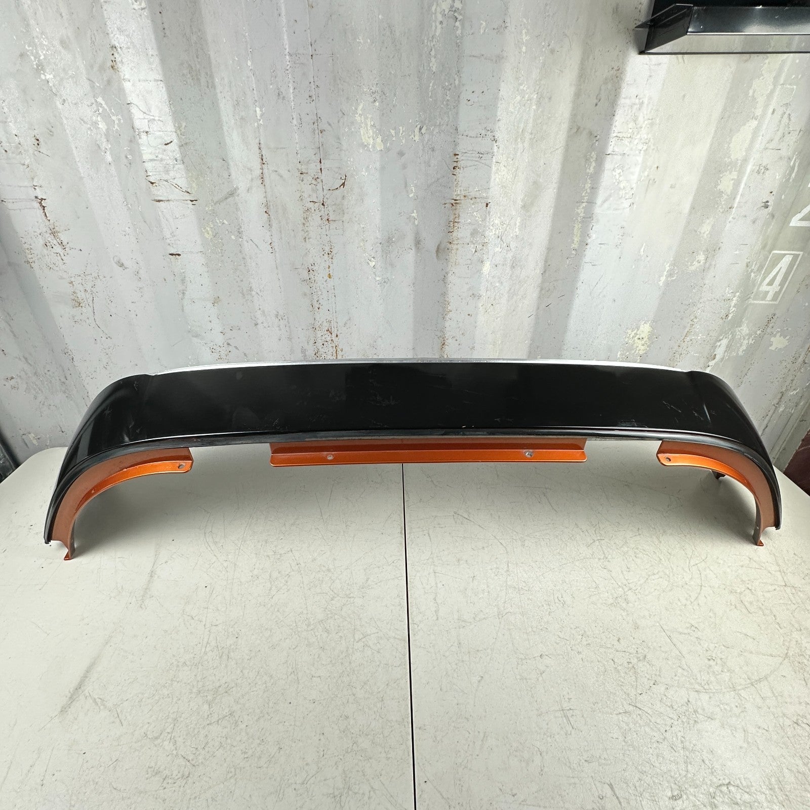 05-13 CHEVROLET CORVETTE C6 HARD TOP ROOF EXTENSION COVER REAR PANEL ORANGE OEM