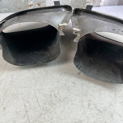 2015-2021 MERCEDES W205 C300 REAR LEFT & RIGHT SIDE EXHAUST MUFFLER TIP PAIR OEM