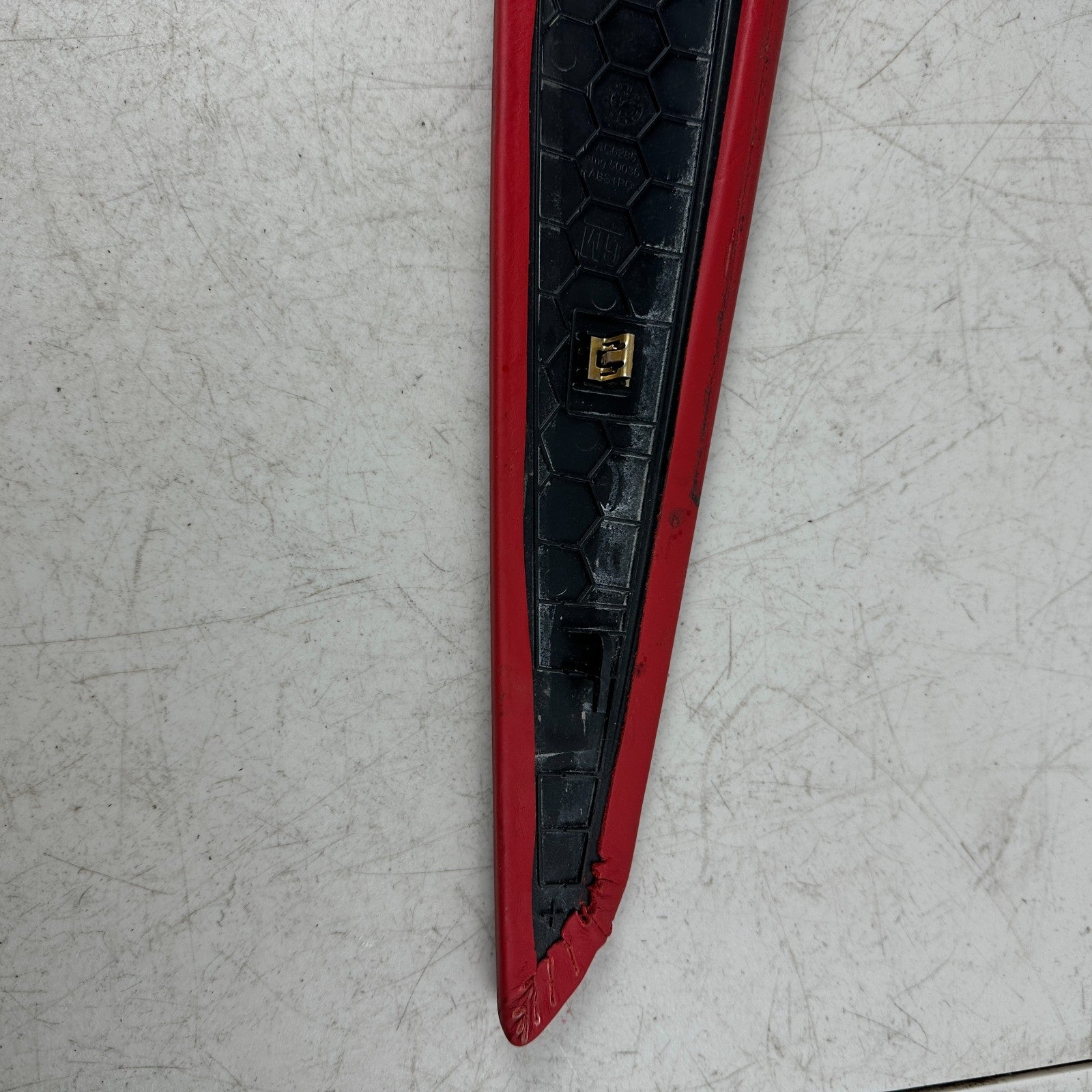 2014-2019 CHEVROLET CORVETTE CENTER CONSOLE LEFT SIDE TRIM PANEL COVER RED OEM