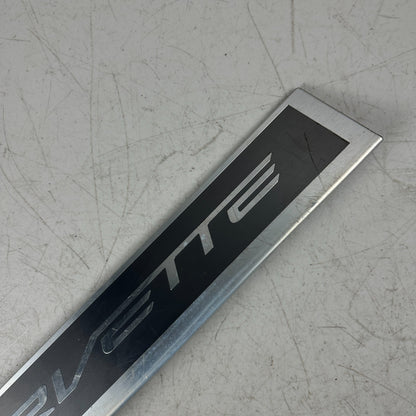2014-2019 CHEVROLET CORVETTE C7 DOOR SILL SCUFF ENTRY PLATE TRIM 22789326 OEM