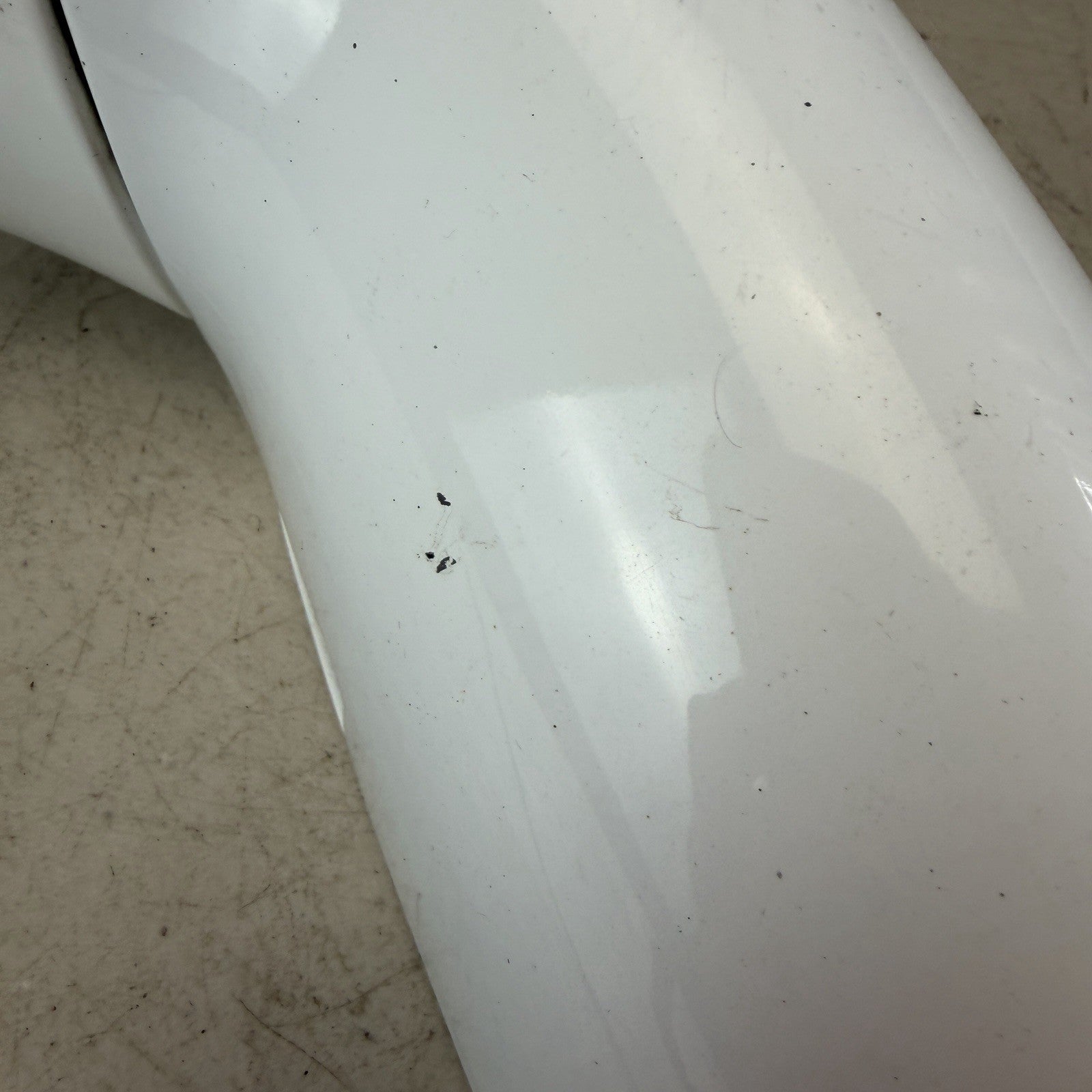 05-13 CHEVROLET CORVETTE C6 FRONT LEFT POWER FOLD DOOR MIRROR WHITE OEM SEE PICS