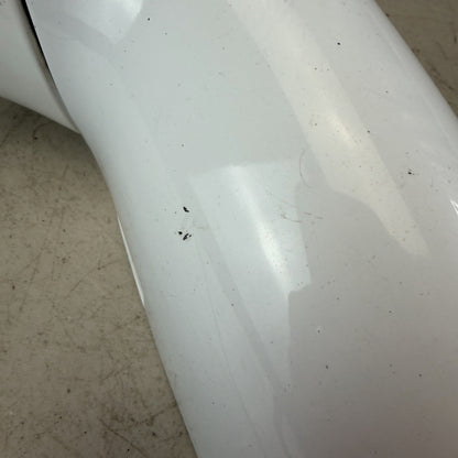 05-13 CHEVROLET CORVETTE C6 FRONT LEFT POWER FOLD DOOR MIRROR WHITE OEM SEE PICS