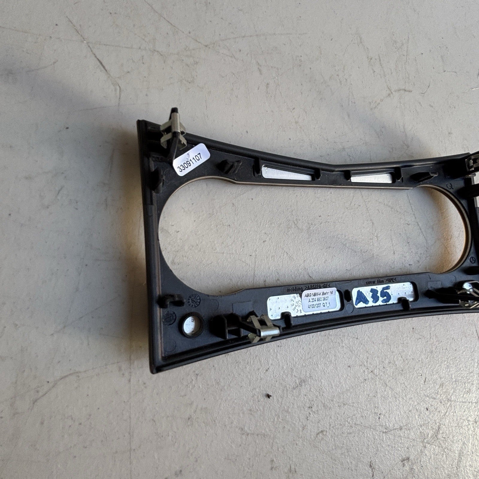 2008-2014 Mercedes-Benz C300 Climate Control Switch Trim Bezel A2046803507 OEM .