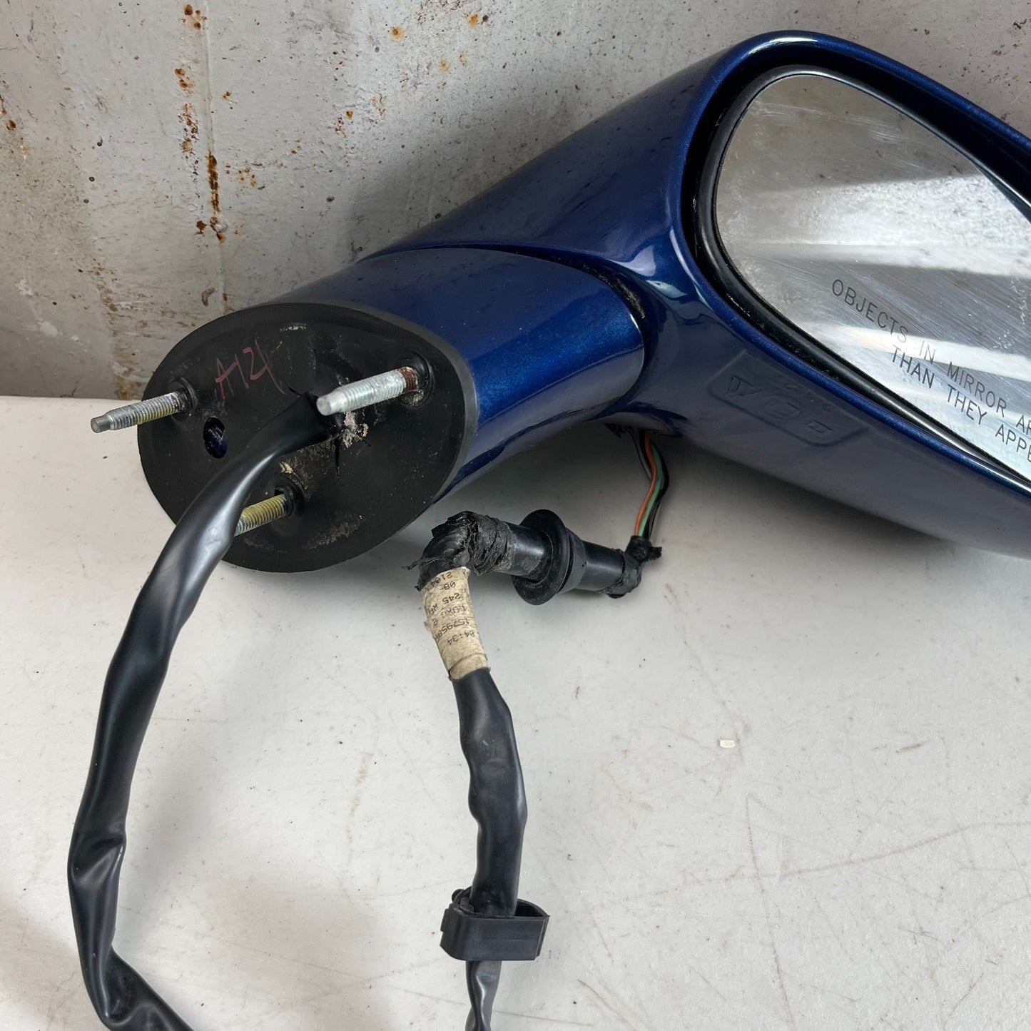 2005-2013 CHEVROLET CORVETTE C6 RIGHT PASSENGER SIDE VIEW DOOR MIRROR 015629 OEM