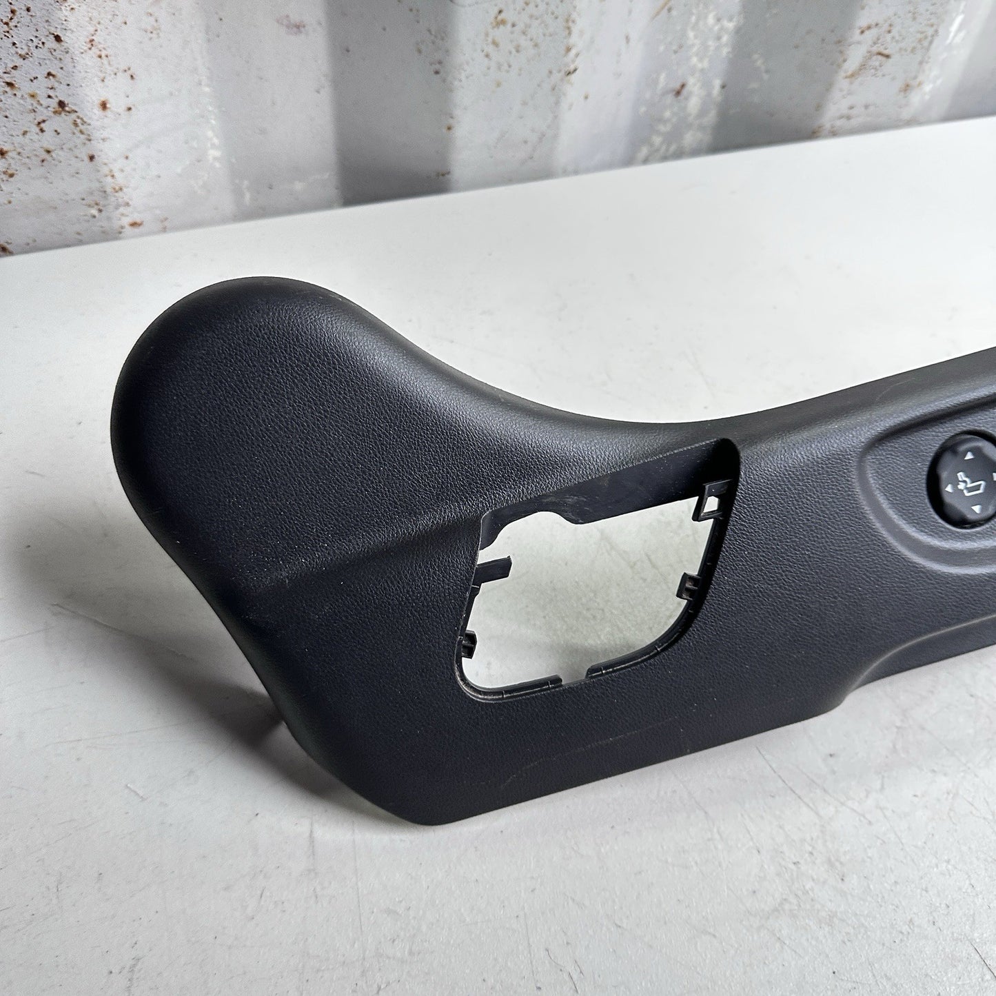 14-20 Acura RLX Front Passenger Seat Switch Panel Trim Cover And Controls Black