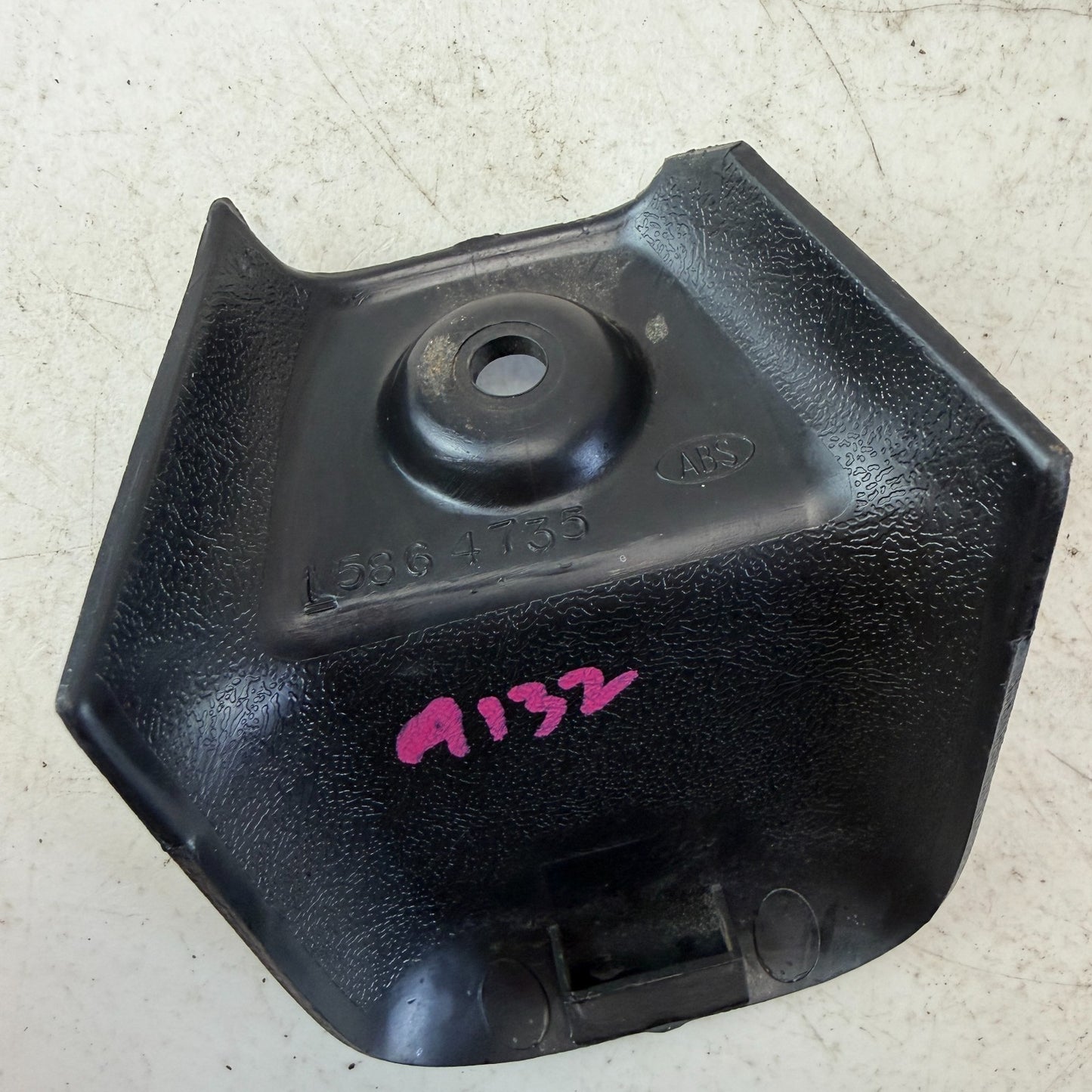 05-13 CHEVROLET CORVETTE C6 FRONT SEAT ADJUSTER TRACK RAIL COVER TRIM BLACK OEM