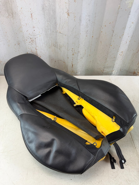 05-13 CHEVROLET CORVETTE C6 LEFT DRIVER SIDE UPPER BACKREST SEAT CUSHION BLACK