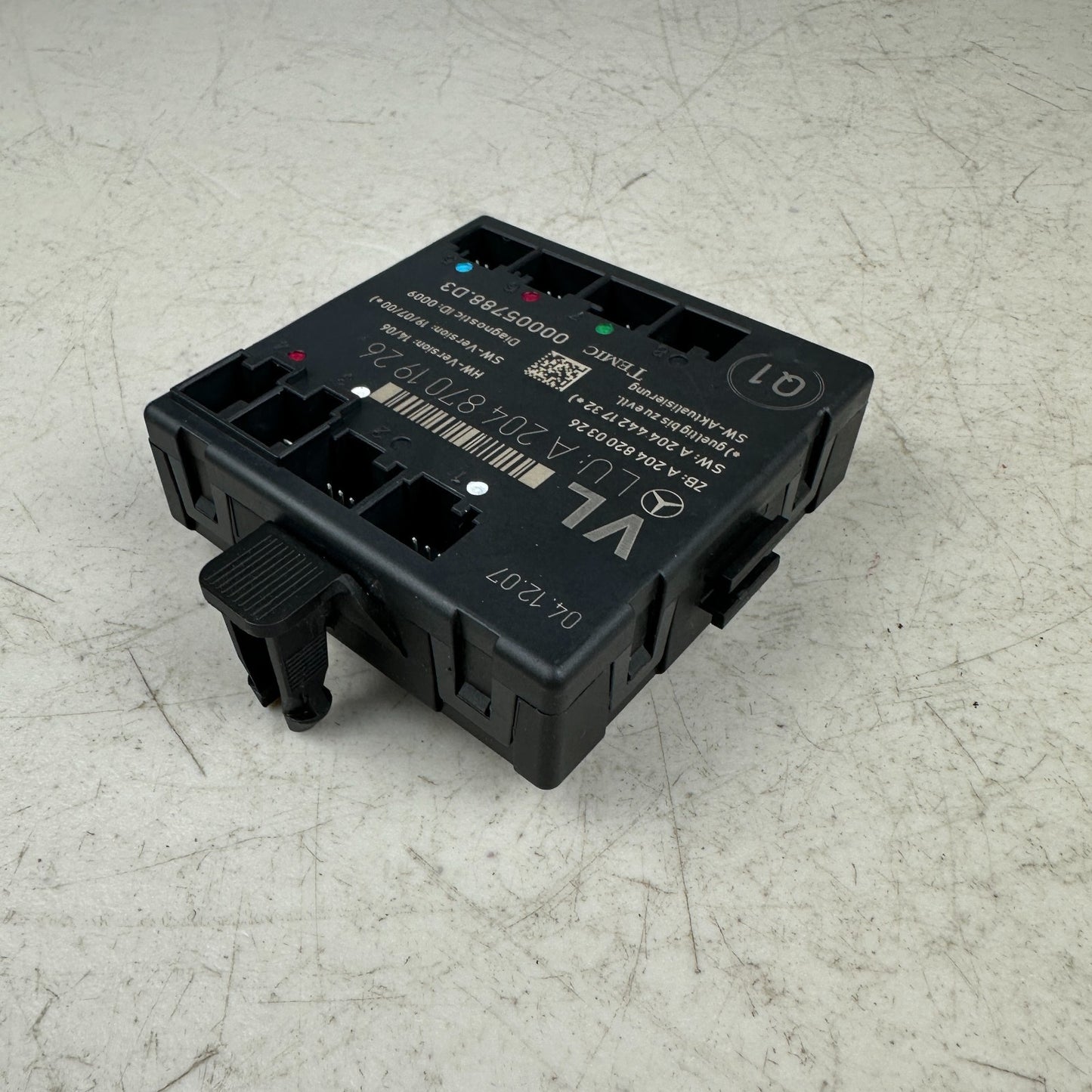 2008-2018 MERCEDES-BENZ C300 FRONT LEFT DRIVER SIDE DOOR CONTROL MODULE UNIT OEM