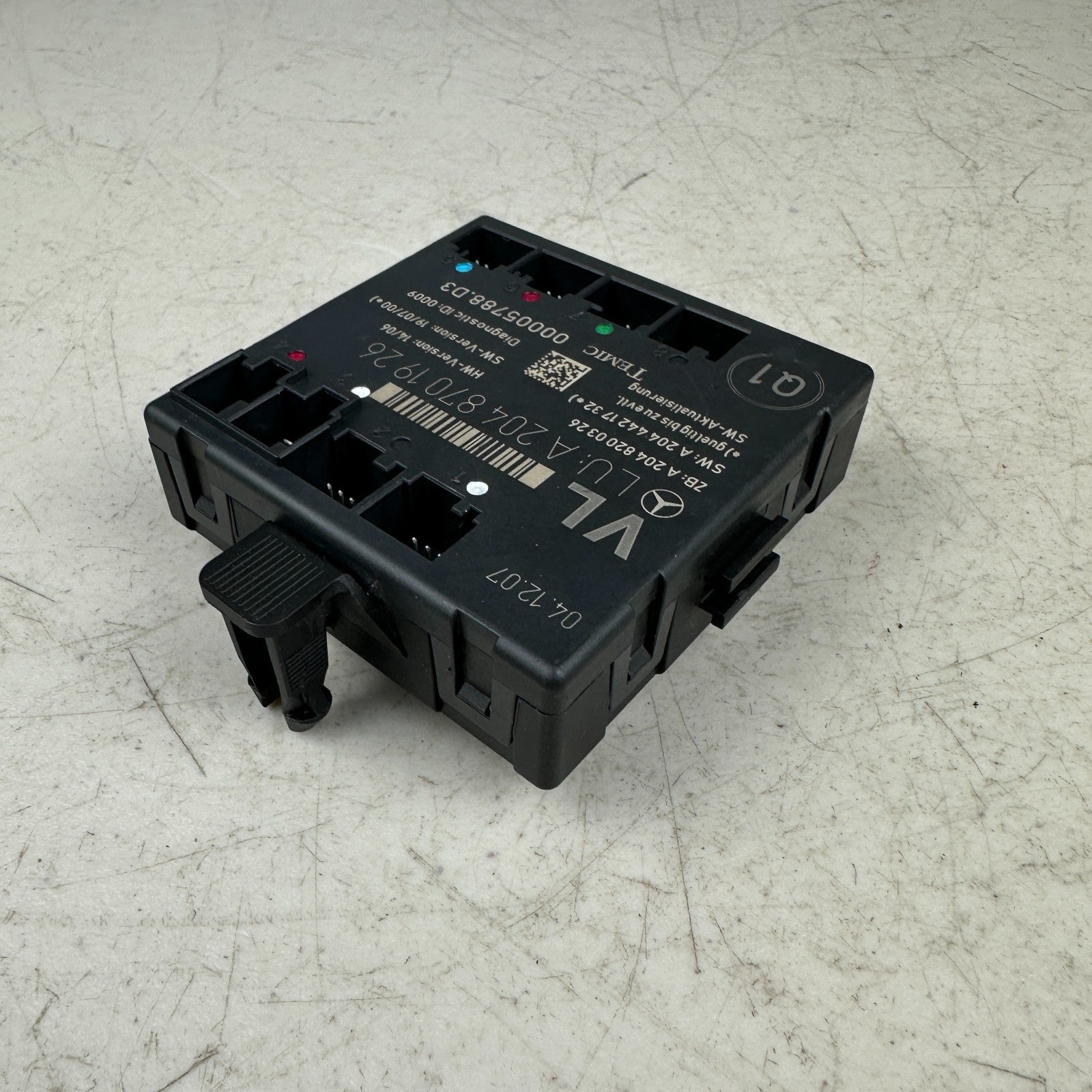 2008-2018 MERCEDES-BENZ C300 FRONT LEFT DRIVER SIDE DOOR CONTROL MODULE UNIT OEM