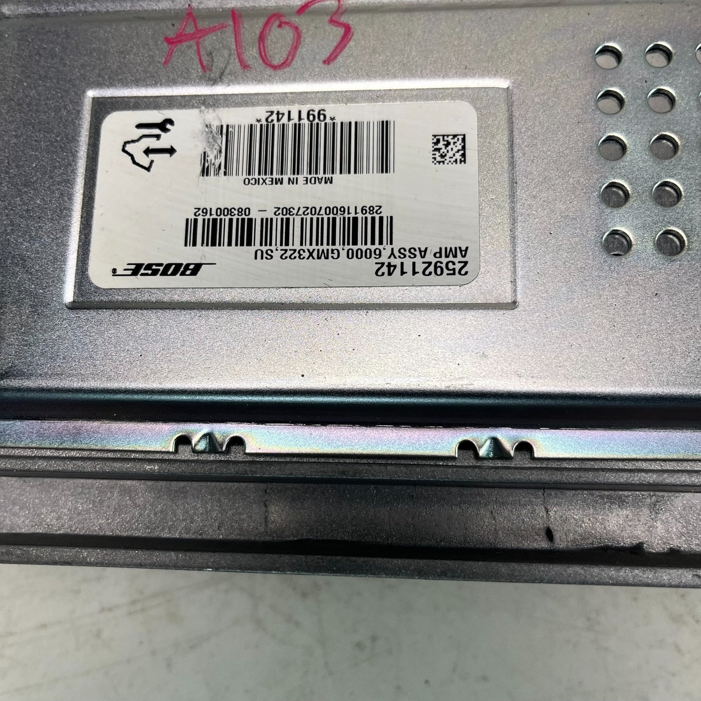 2008-2015 CADILLAC CTS-V RADIO AUDIO EQUIPMENT AMPLIFIER AMP UNIT 25921142 OEM