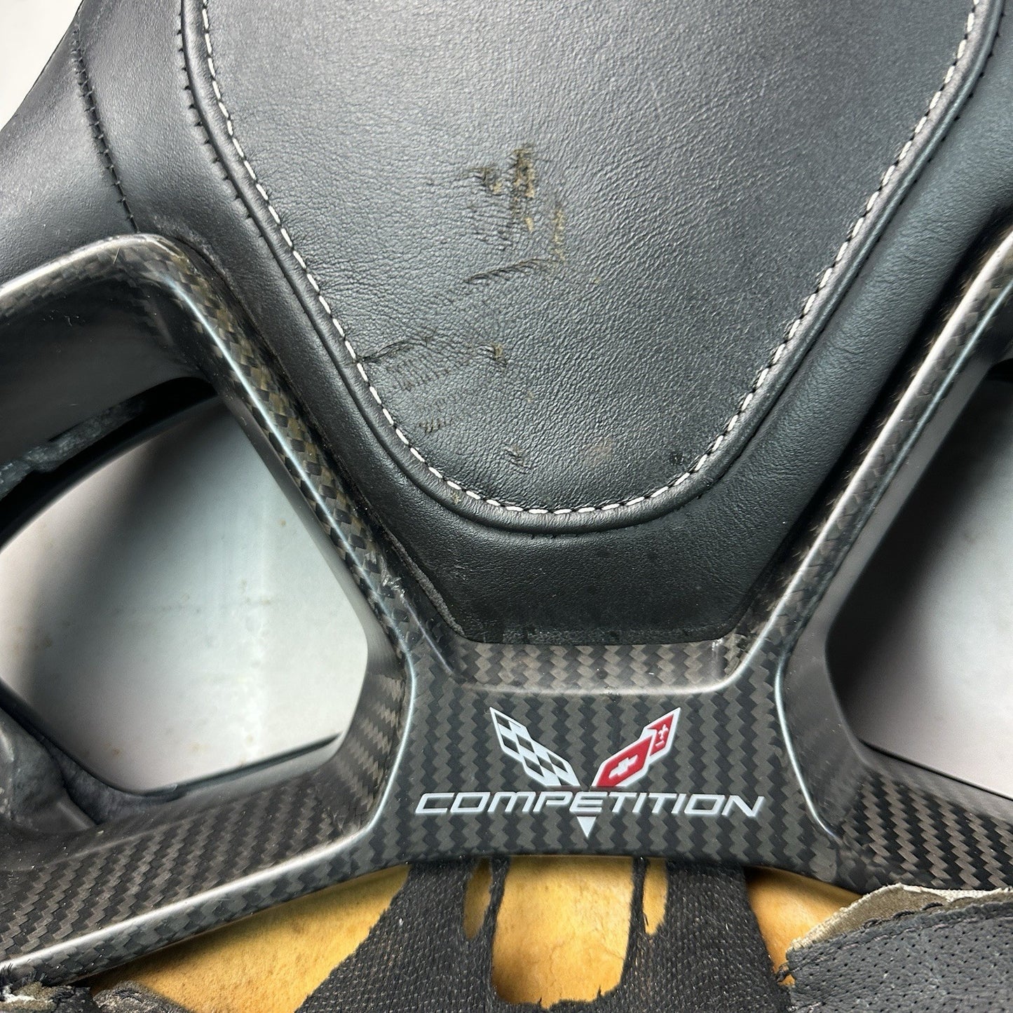 14-19 Chevrolet Corvette C7 Competition Seat Cushion Assembly Set Black DAMAGED