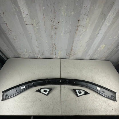 2017 - 2024 CHEVROLET CAMARO ZL1 REAR TRUNK LID END WING SPOILER BLACK 3PCS OEM