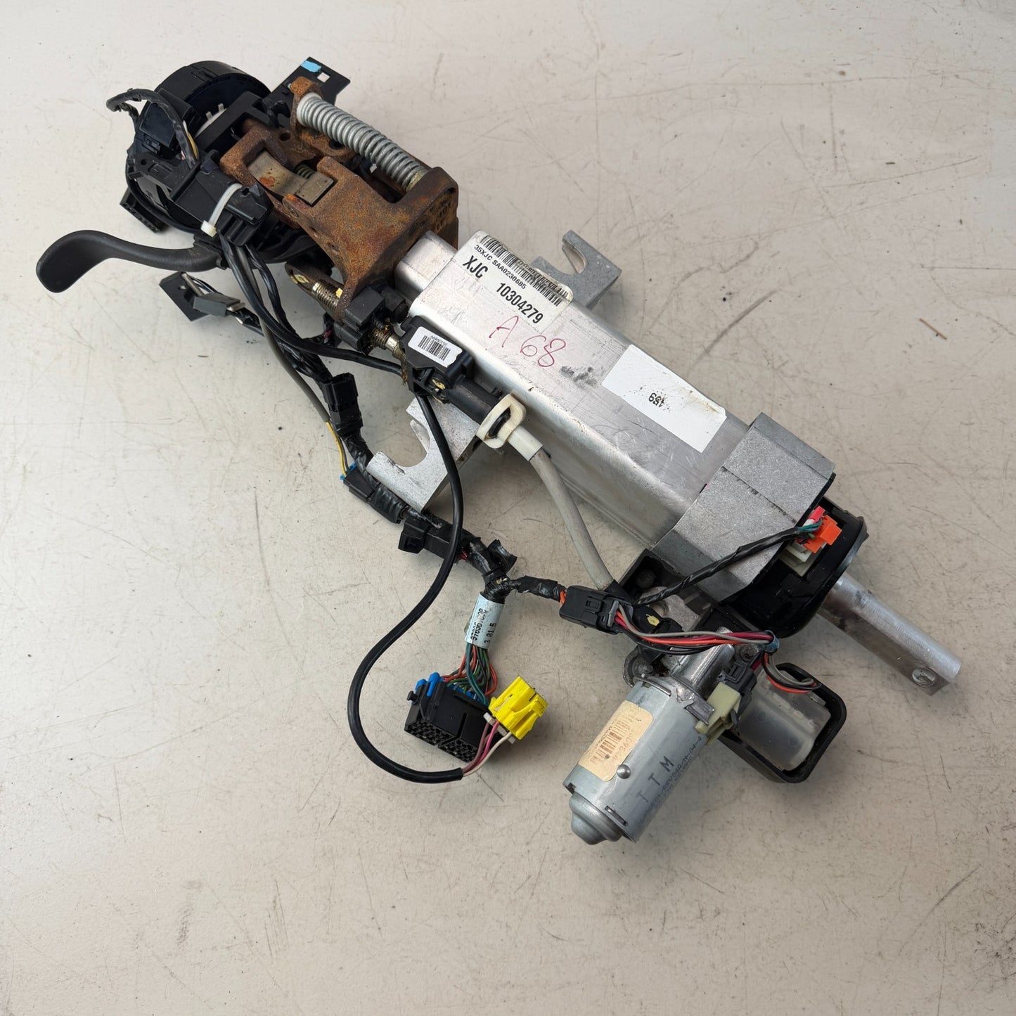 2005-2008 CHEVROLET CORVETTE C6 POWER STEERING COLUMN ASSEMBLY 10304279 OEM