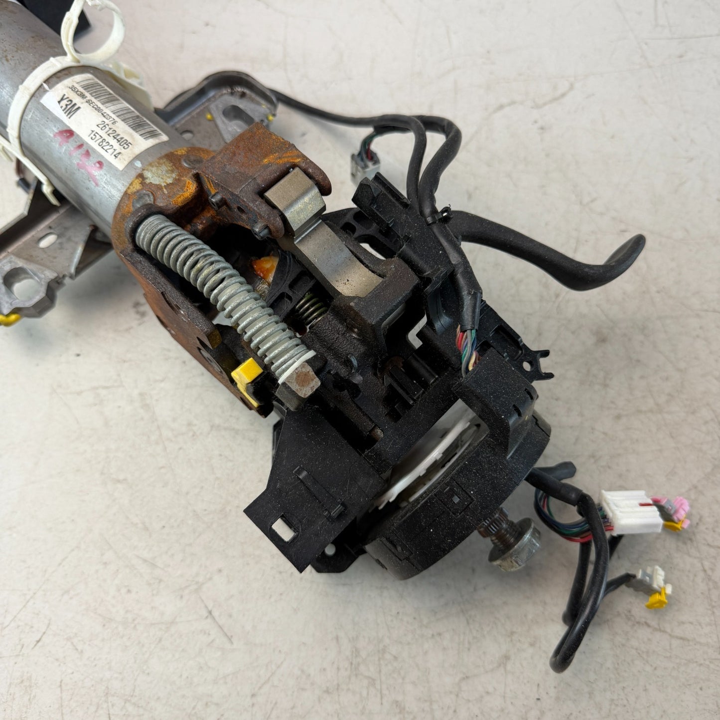2005-2008 CHEVROLET CORVETTE C6 TELESCOPIC STEERING COLUMN MOTOR ASSEMBLY OEM