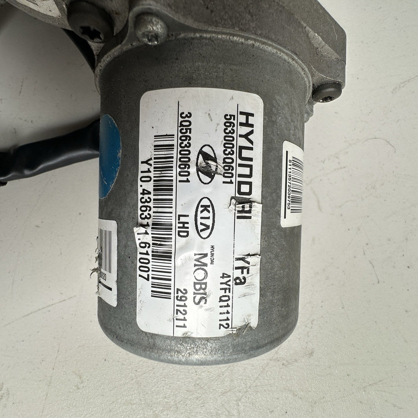 2011-2014 HYUNDAI SONATA ELECTRIC POWER STEERING COLUMN W/ MOTOR OEM, 563003Q601