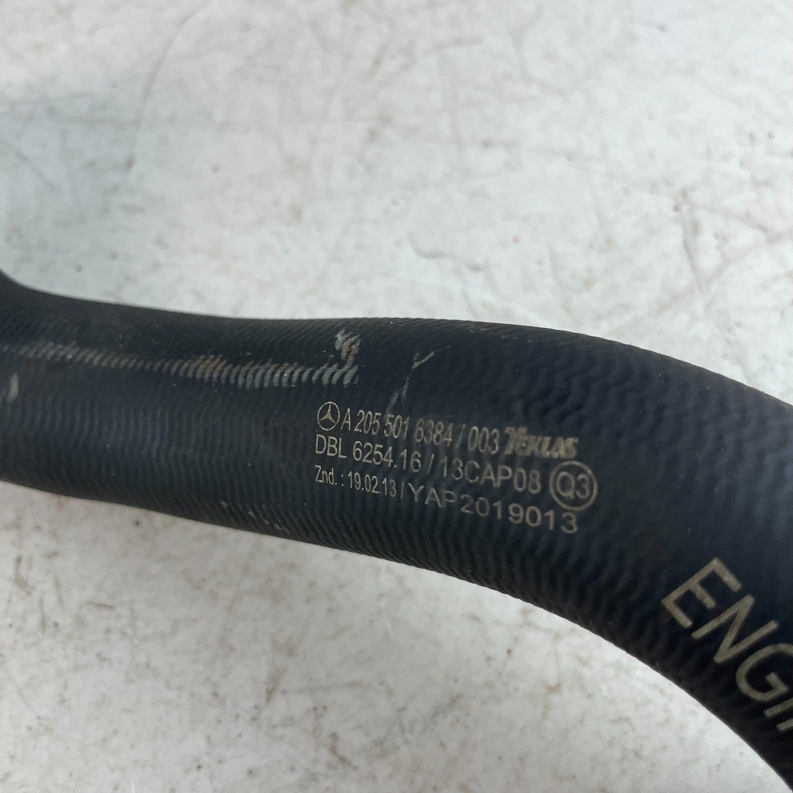 2015-2018 MERCEDES W205 C300 2.0L RADIATOR COOLANT WATER HOSE A2055016384 OEM