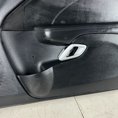 2015-2023 DODGE CHALLENGER FRONT RIGHT PASSENGER SIDE DOOR TRIM PANEL BLACK OEM