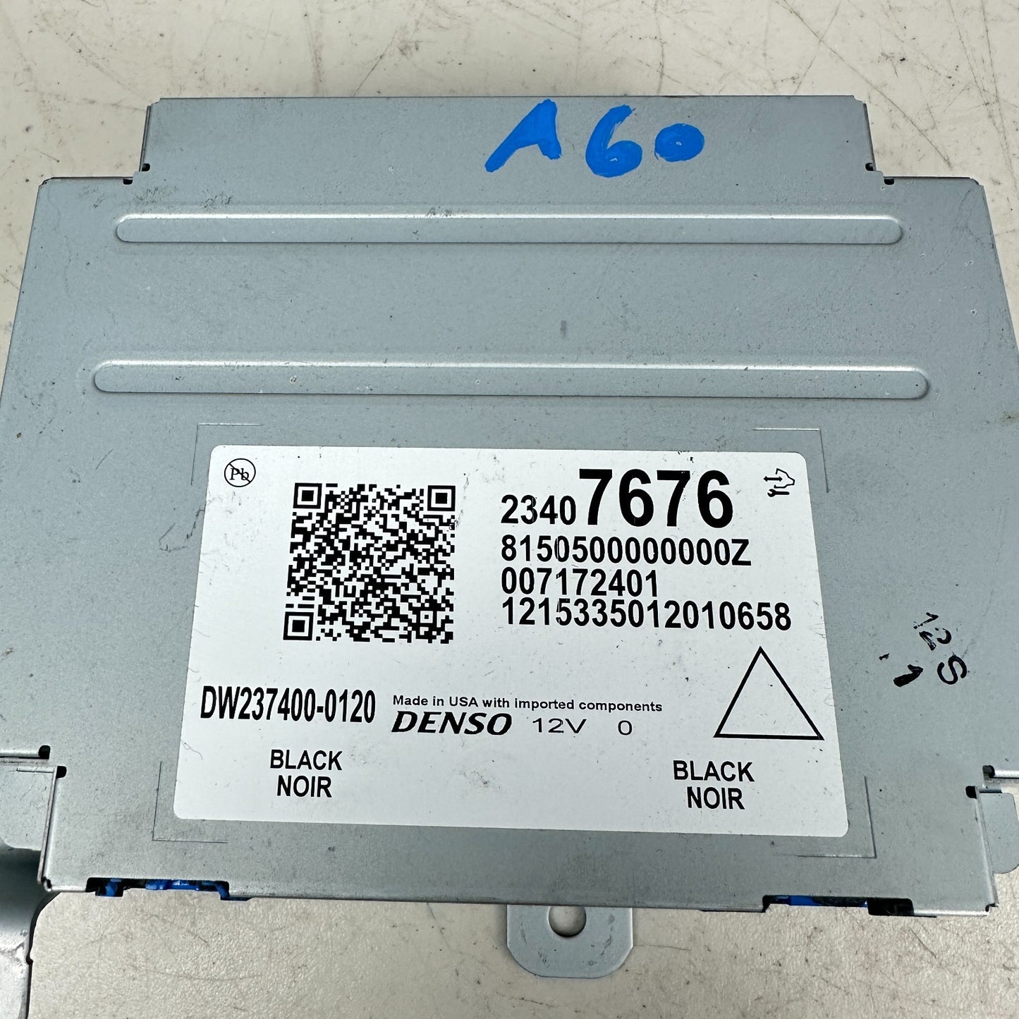 2014-2019 CHEVROLET CORVETTE FRONT CAMERA VIEW CONTROL MODULE UNIT 23121286 OEM