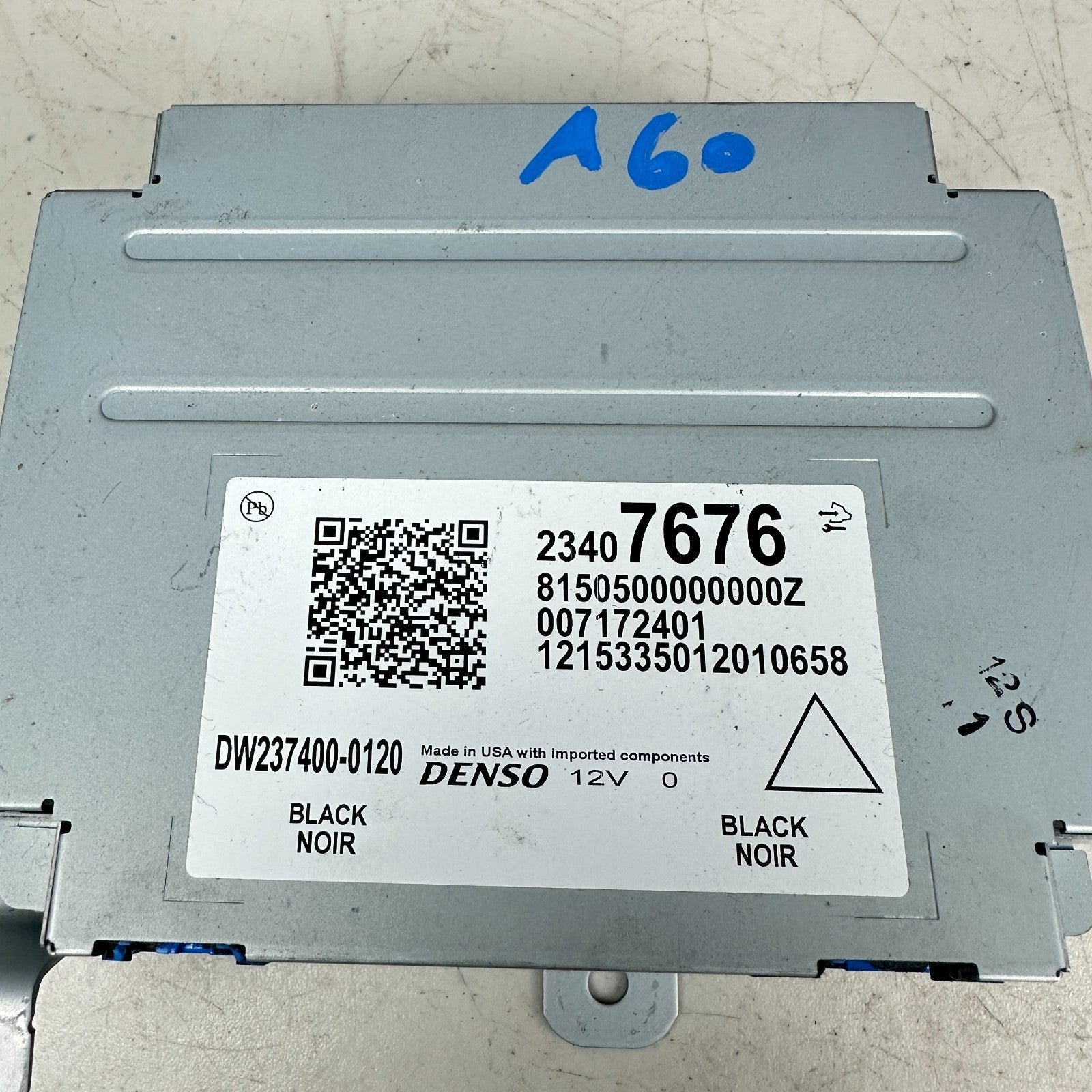2014-2019 CHEVROLET CORVETTE FRONT CAMERA VIEW CONTROL MODULE UNIT 23121286 OEM