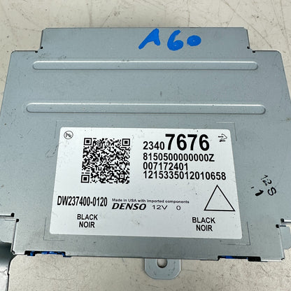 2014-2019 CHEVROLET CORVETTE FRONT CAMERA VIEW CONTROL MODULE UNIT 23121286 OEM