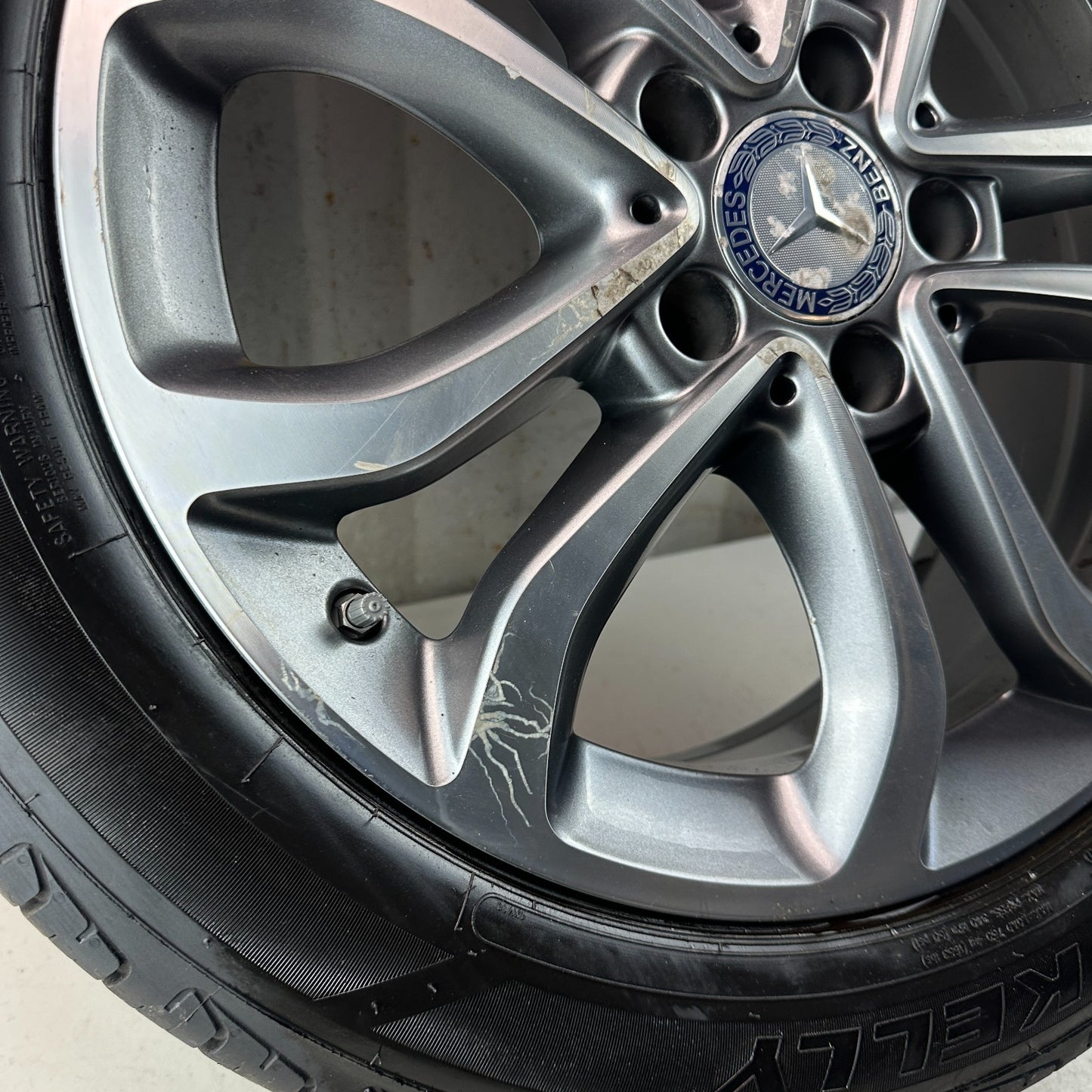 2015-2018 MERCEDES W205 C300 17x7' INCH 10 SPOKE WHEEL RIM W/ TIRE A2054010200