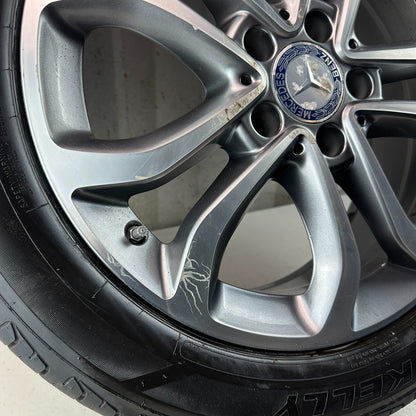 2015-2018 MERCEDES W205 C300 17x7' INCH 10 SPOKE WHEEL RIM W/ TIRE A2054010200