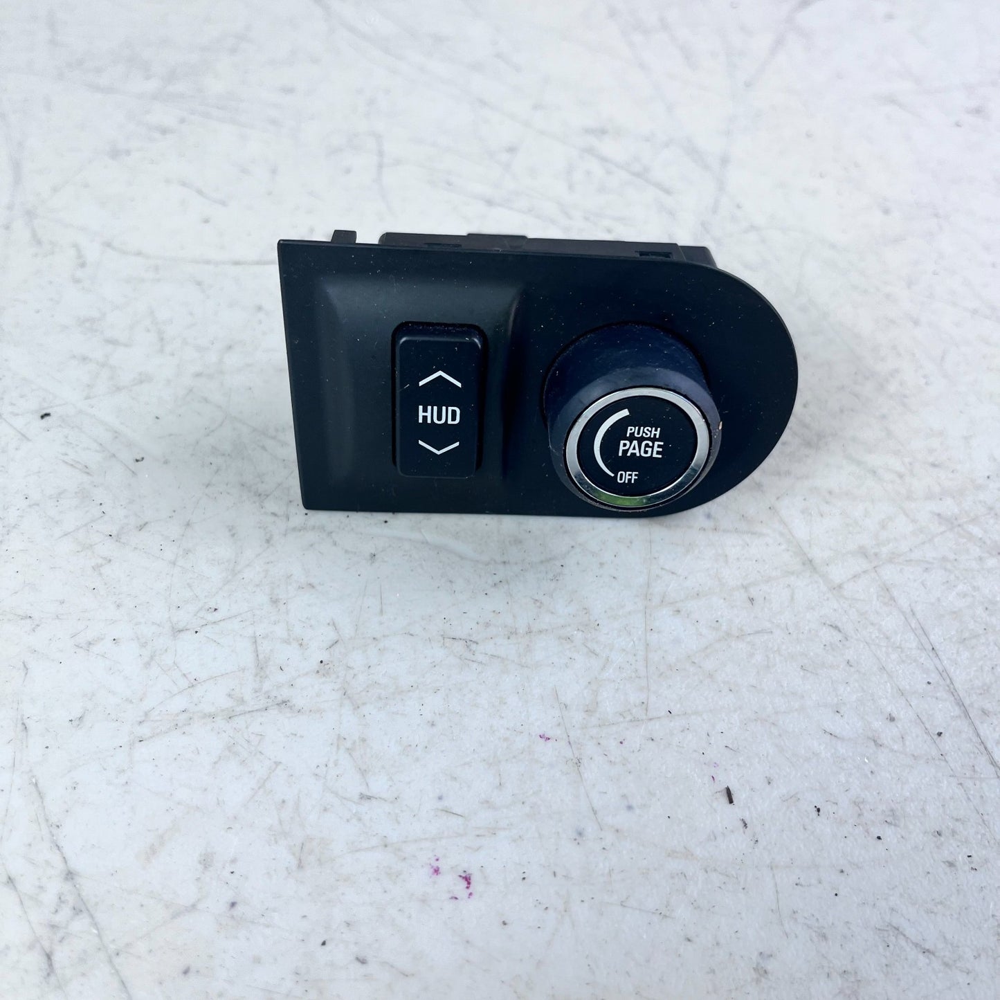 2010-2015 CHEVROLET CAMARO HEADS UP DISPLAY HUD ADJUSTMENT SWITCH 92224604 OEM
