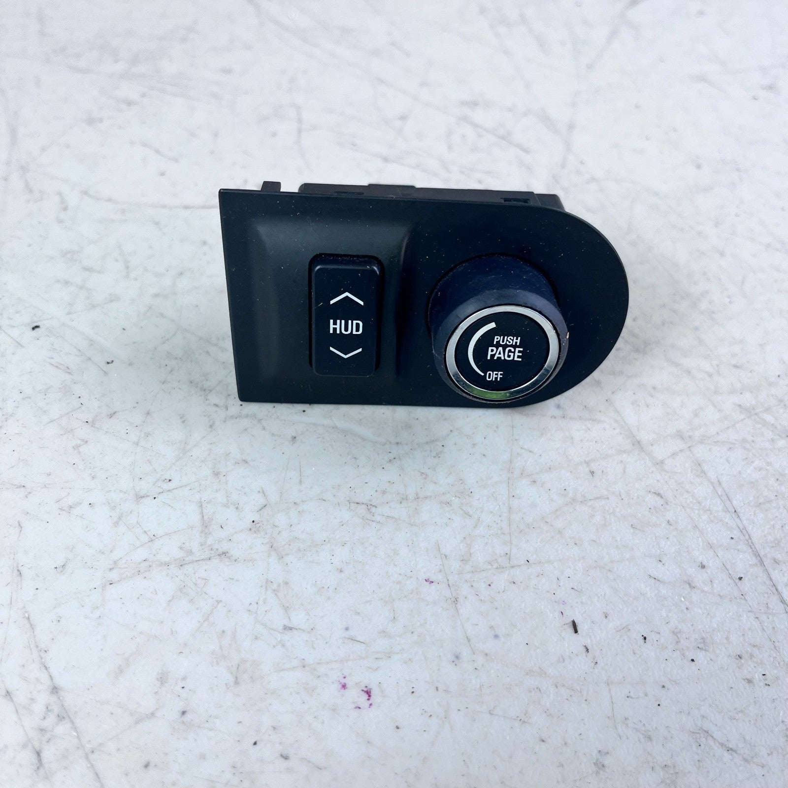 2010-2015 CHEVROLET CAMARO HEADS UP DISPLAY HUD ADJUSTMENT SWITCH 92224604 OEM
