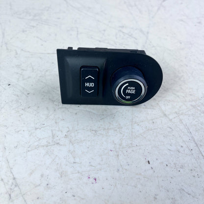 2010-2015 CHEVROLET CAMARO HEADS UP DISPLAY HUD ADJUSTMENT SWITCH 92224604 OEM