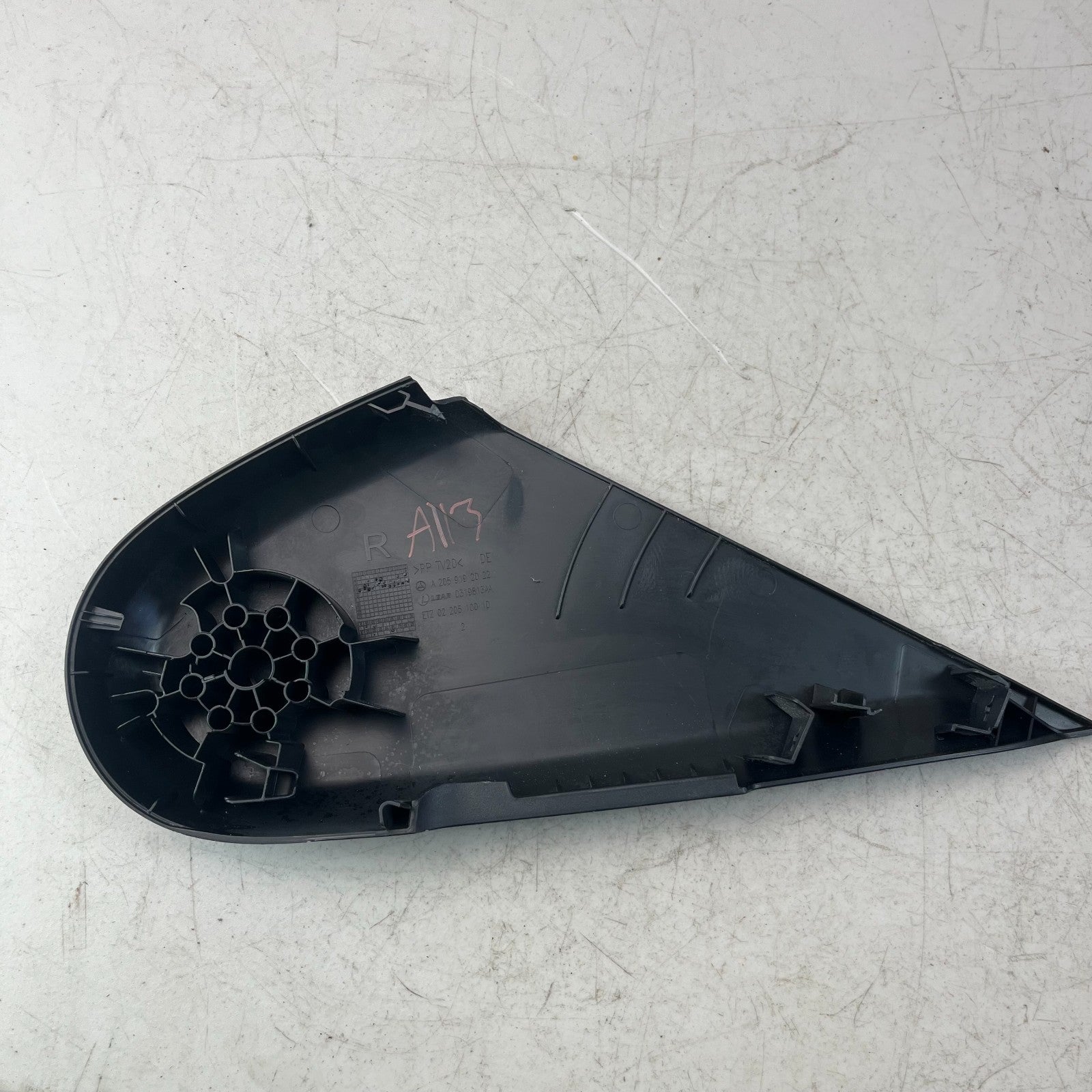 2015-21 MERCEDES C300 FRONT RIGHT PASSENGER SEAT OUTER RECLINE COVER A2059192022