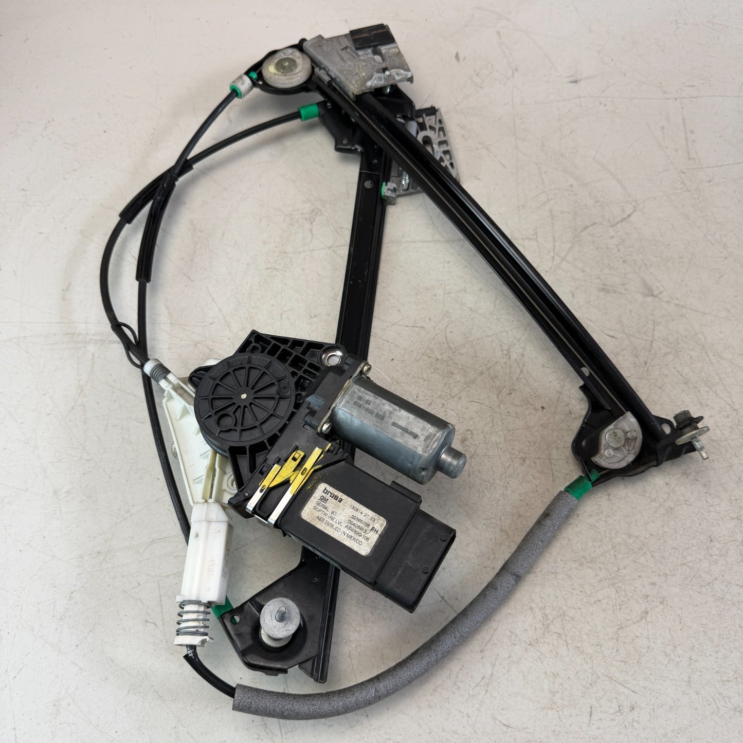 05-13 CHEVROLET CORVETTE C6 FRONT RIGHT POWER WINDOW REGULATOR MOTOR ASSEMBLY OE