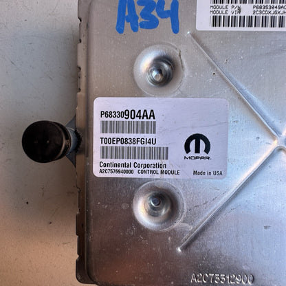 2018 2019 DODGE CHARGER 3.6L Engine Computer Module OEM ECM P68330904AA