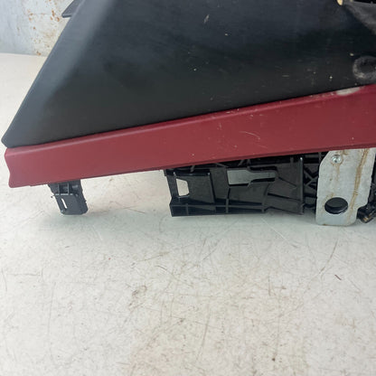 2017-2020 MASERATI LEVANTE CENTER CONSOLE BASE FRAME PANEL W/ ARMREST RED OEM