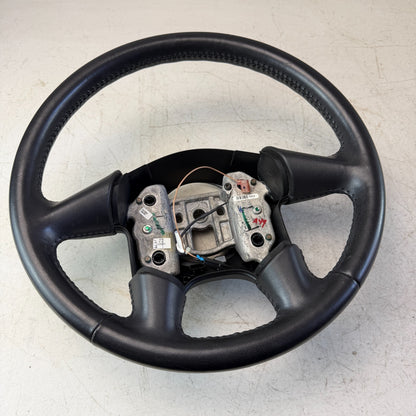 2005-2013 CHEVROLET CORVETTE C6 FRONT LEFT STEERING WHEEL BLACK LEATHER OEM