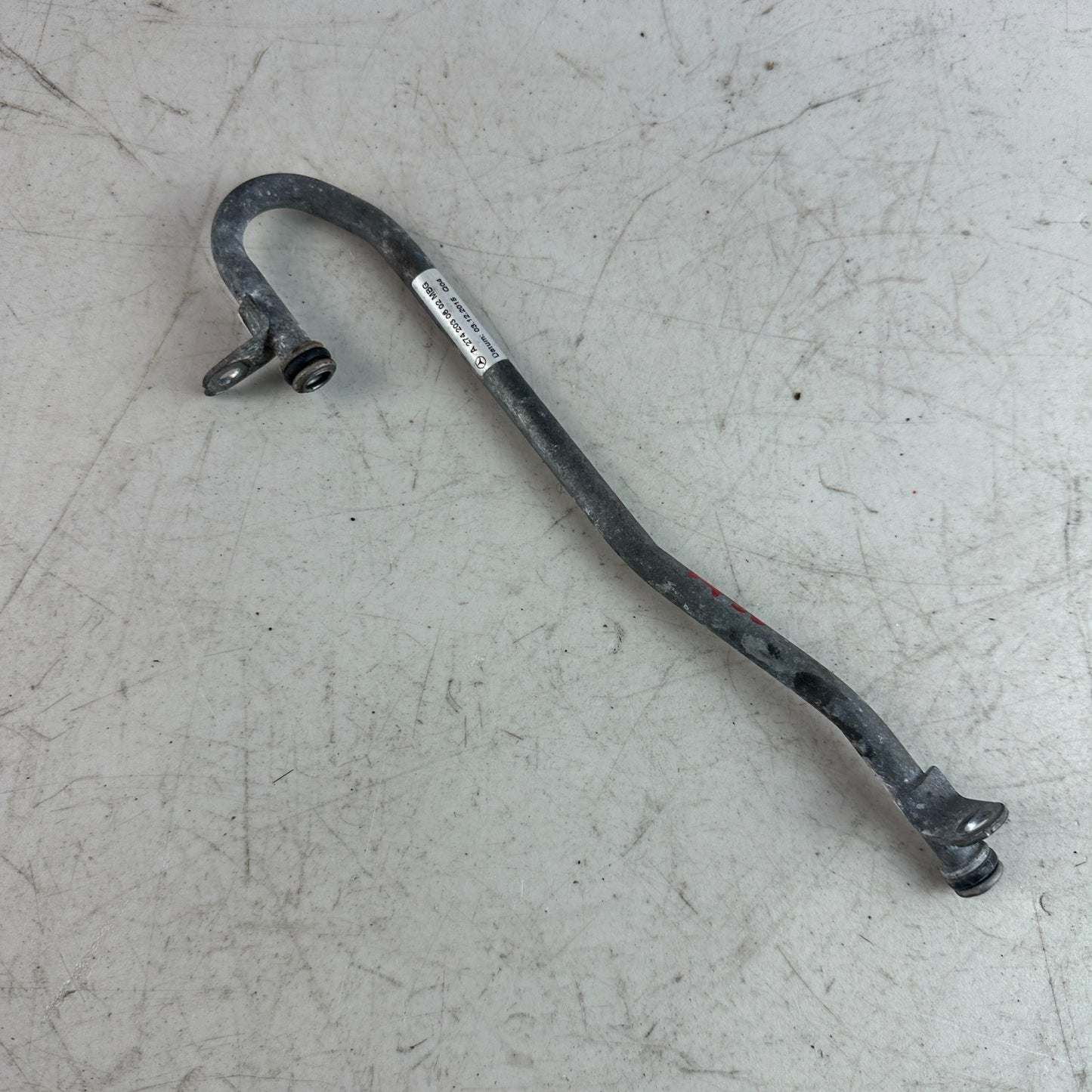 2015-2023 MERCEDES W205 C300 2.0L TURBOCHARGER WATER RETURN HOSE PIPE LINE OEM