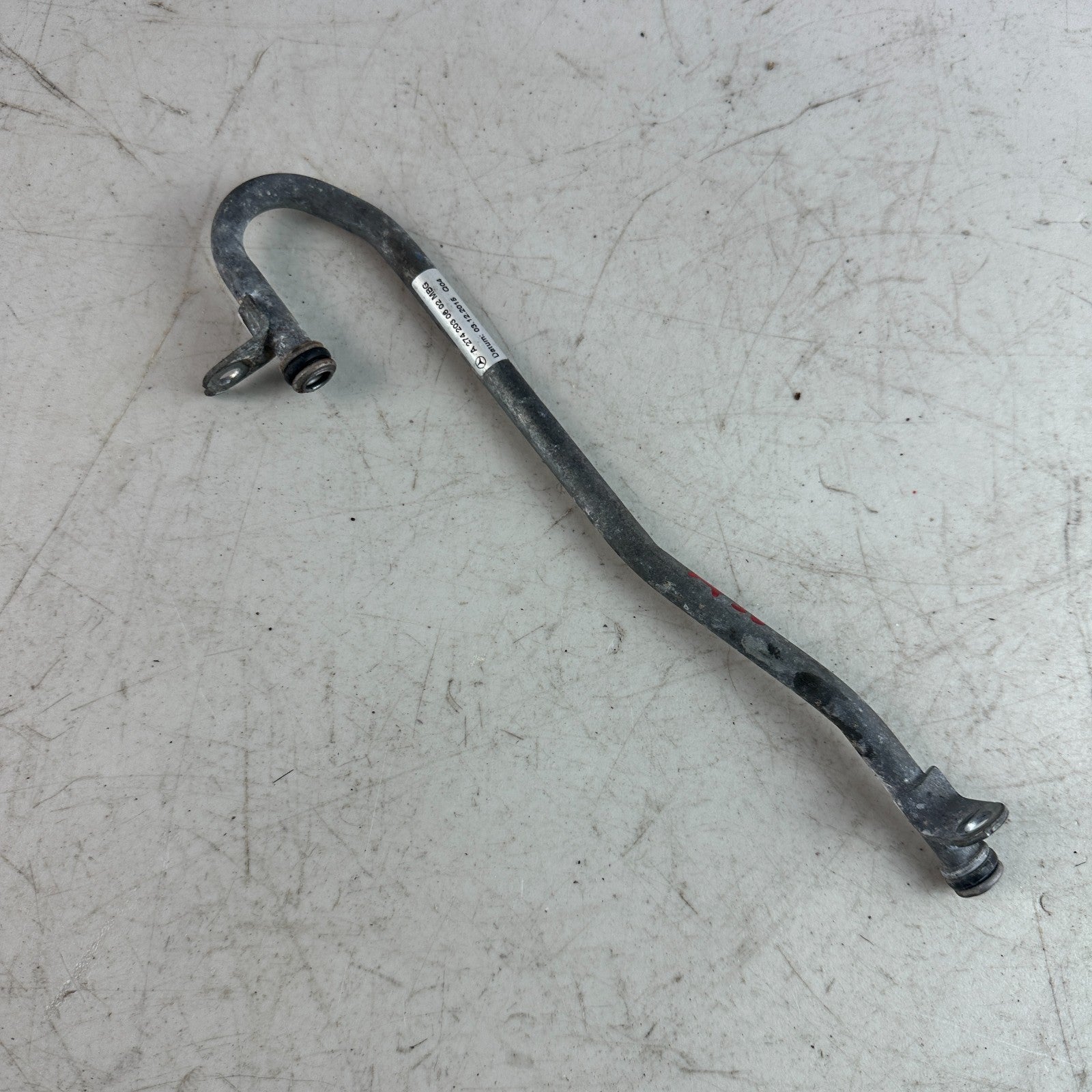 2015-2023 MERCEDES W205 C300 2.0L TURBOCHARGER WATER RETURN HOSE PIPE LINE OEM