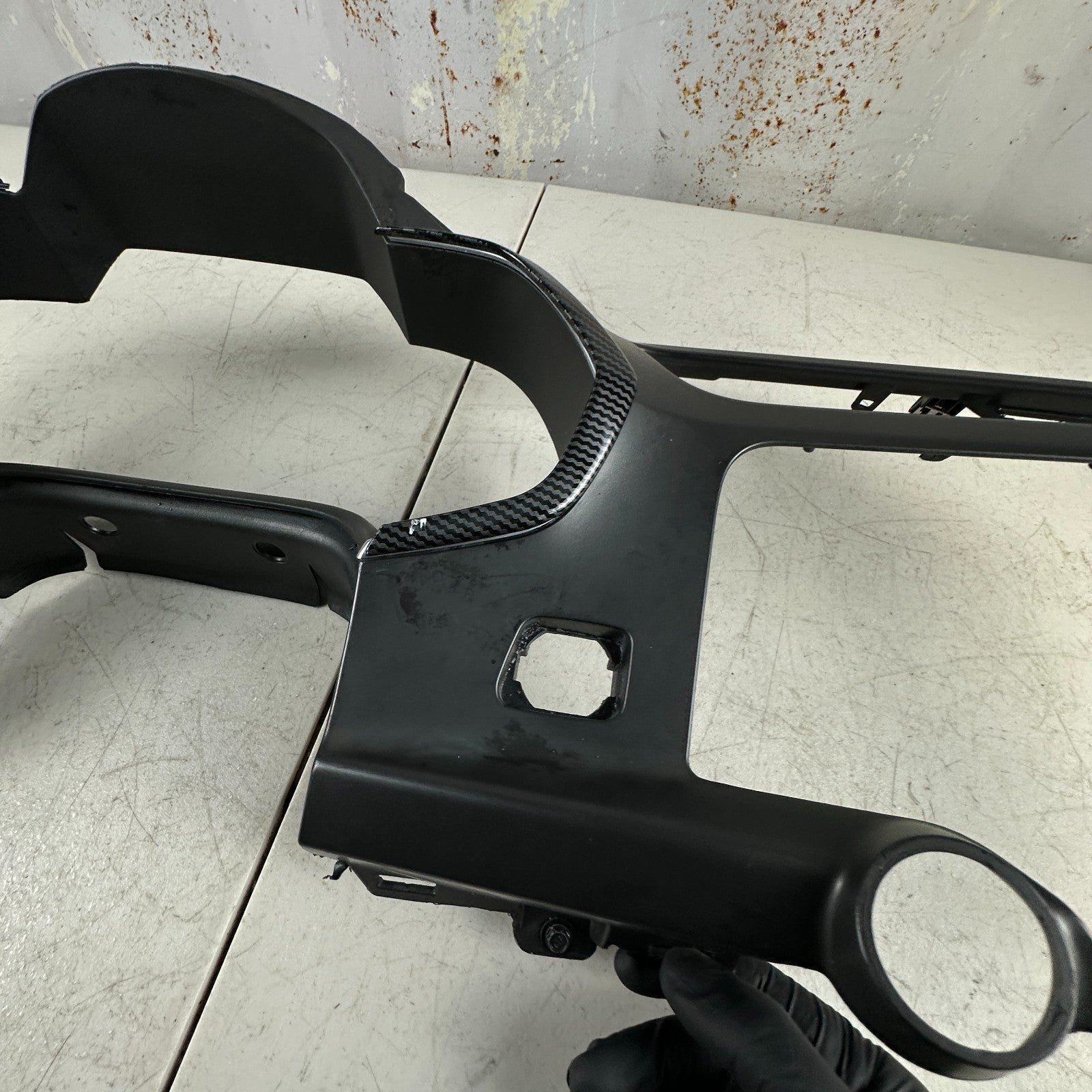 14-19 CHEVY CORVETTE C7 DASH INSTRUMENT CLUSTER SPEEDOMETER BEZEL TRIM PANEL OEM