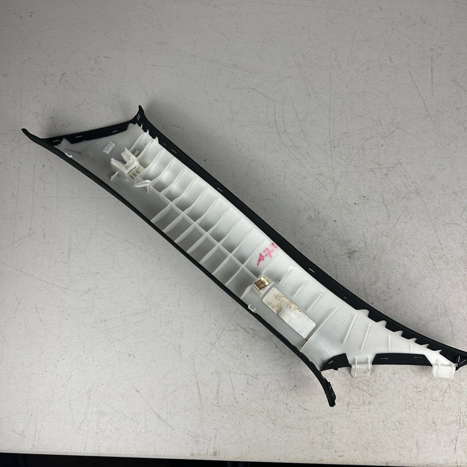 2015-2023 DODGE CHALLENGER FRONT RIGHT SIDE A PILLAR COVER PANEL TRIM BLACK OEM