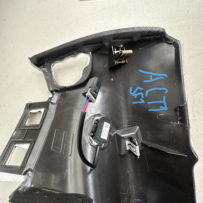 14-19 Chevy Corvette C7 Jet Black LH Windshield Garnish Molding A Pillar