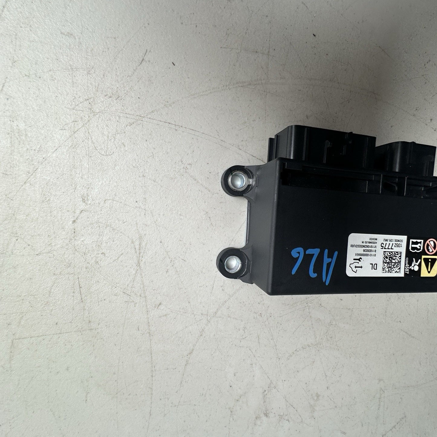 2014-2019 Chevrolet Corvette C7 OEM SRS Module 13527775