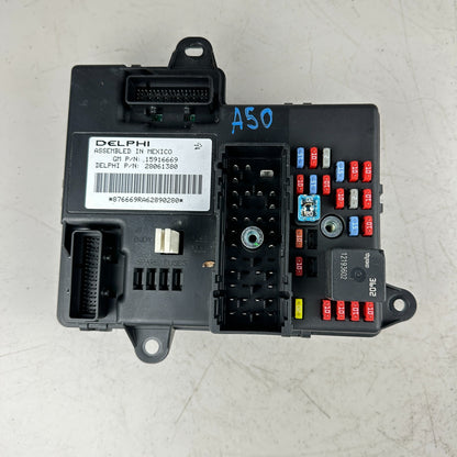 06-07 C6 Corvette BCM Fuse Box Junction Block Body Control Module 15916669
