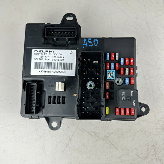 06-07 C6 Corvette BCM Fuse Box Junction Block Body Control Module 15916669