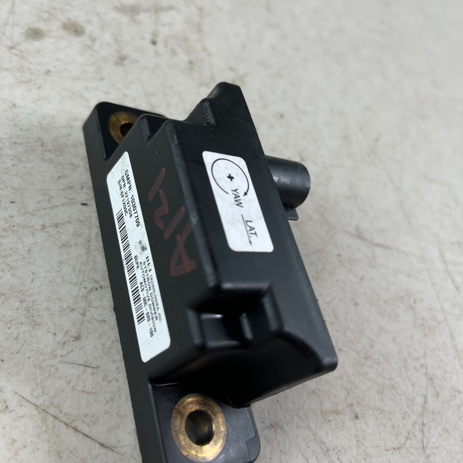 2005-2013 CHEVROLET CORVETTE C6 STABILITY CONTROL YAW RATE SENSOR OEM 10307709