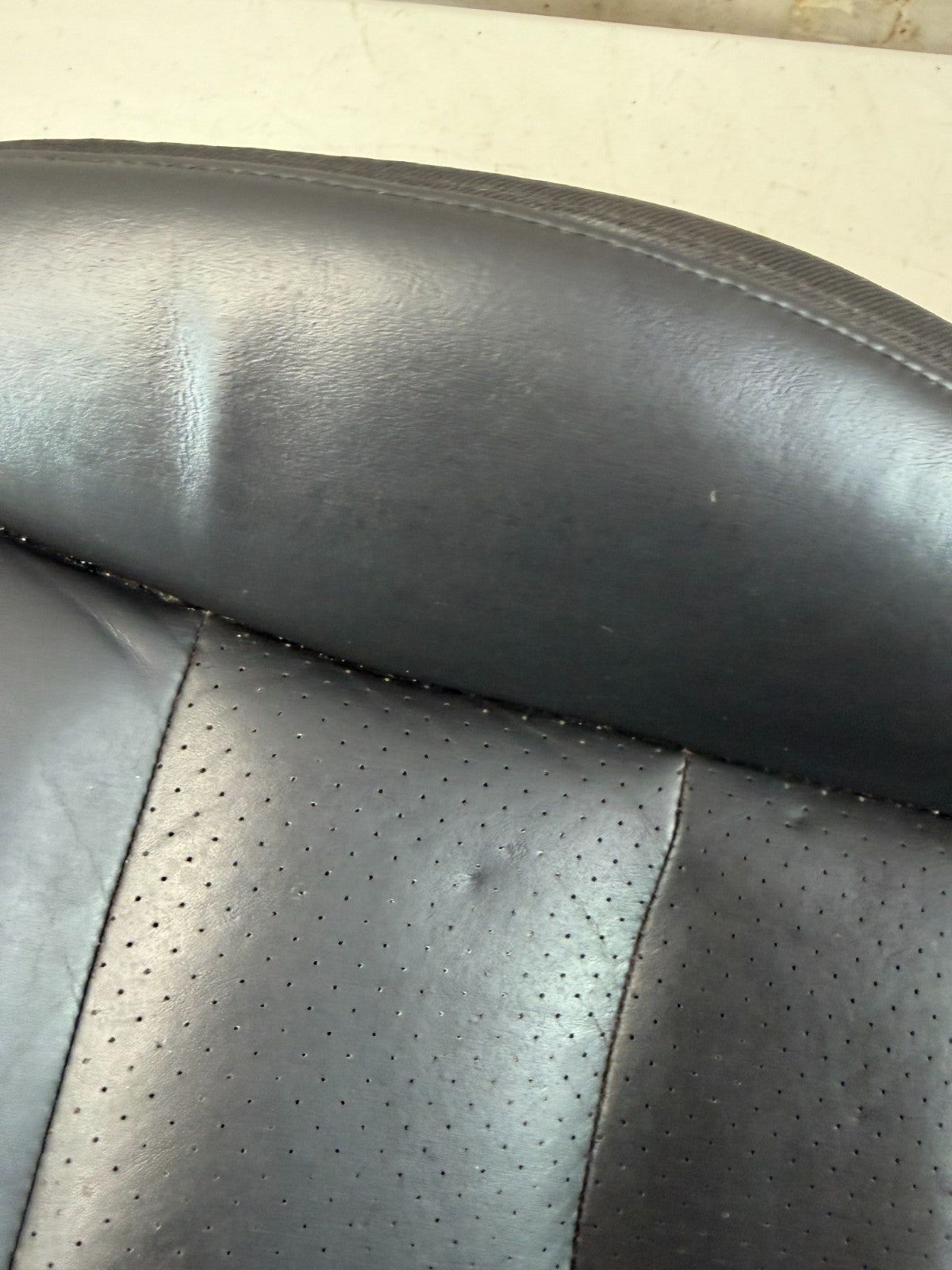 2005-2013 CHEVROLET CORVETTE C6 LEFT DRIVER SIDE LOWER BENCH SEAT CUSHION BLACK