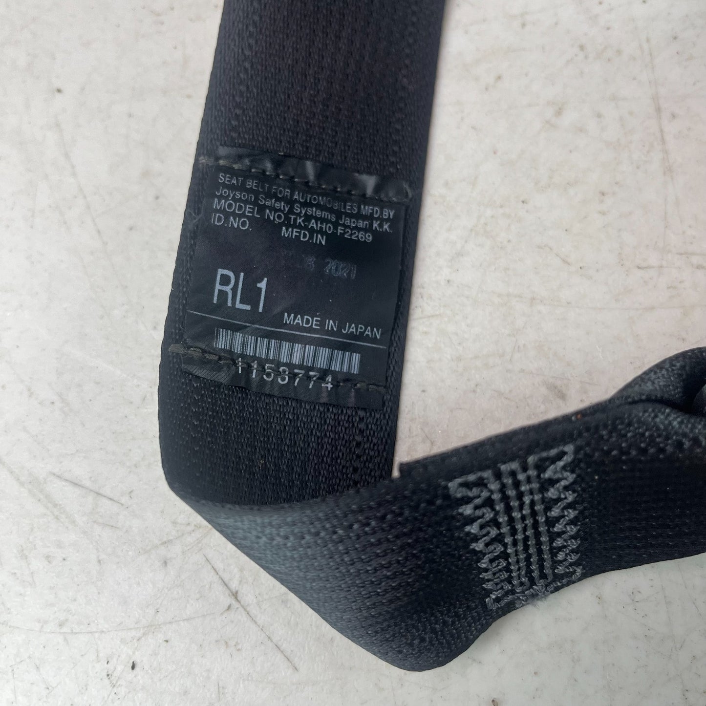 2020-2025 TOYOTA COROLLA REAR 2ND ROW LEFT DRIVER SIDE SEAT BELT RETRACTOR OEM