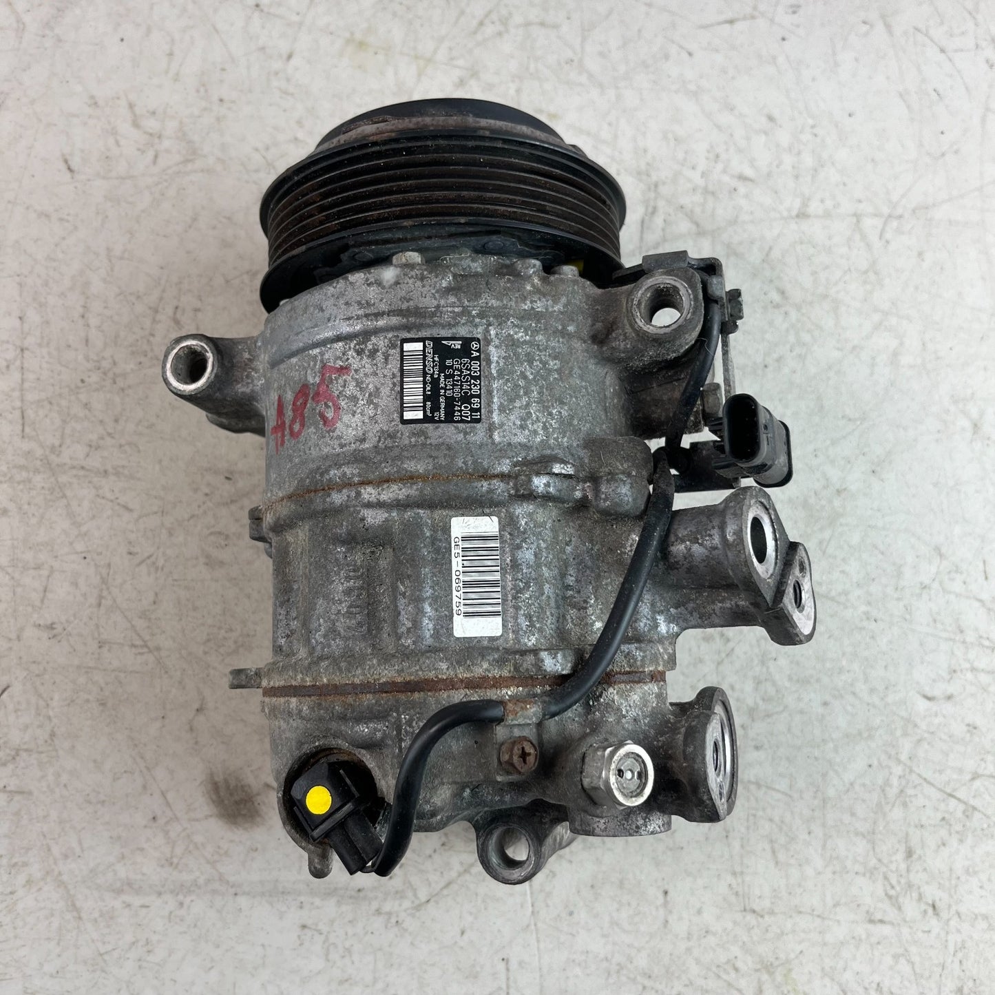 2015-2018 MERCEDES W205 C300 AIR CONDITIONING AC A/C COMPRESSOR A0032306911 OEM