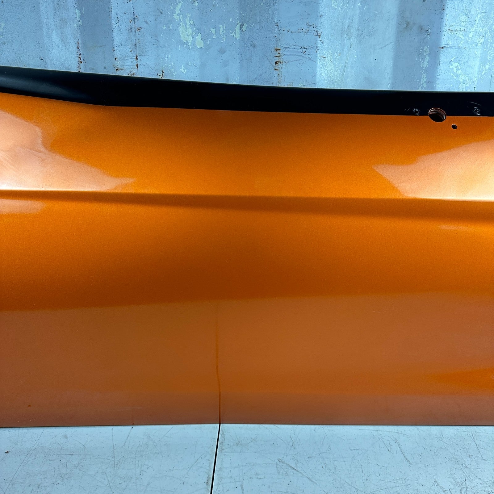 05-13 CHEVROLET CORVETTE FRONT RIGHT PASSENGER SIDE DOOR SHELL PANEL ORANGE OEM